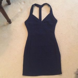 Gorgeous navy blue bandage dress